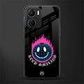 keep smiling back phone cover | glass case for vivo y16