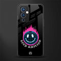 keep smiling back phone cover | glass case for oneplus 9