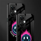 keep smiling back phone cover | glass case for oneplus nord ce 3 lite