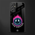 keep smiling back phone cover | glass case for samsung galaxy a54 5g