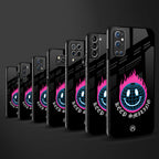 keep smiling back phone cover | glass case for samsung galaxy a54 5g