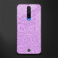 kinda sad kinda happy glass case for poco x2 image
