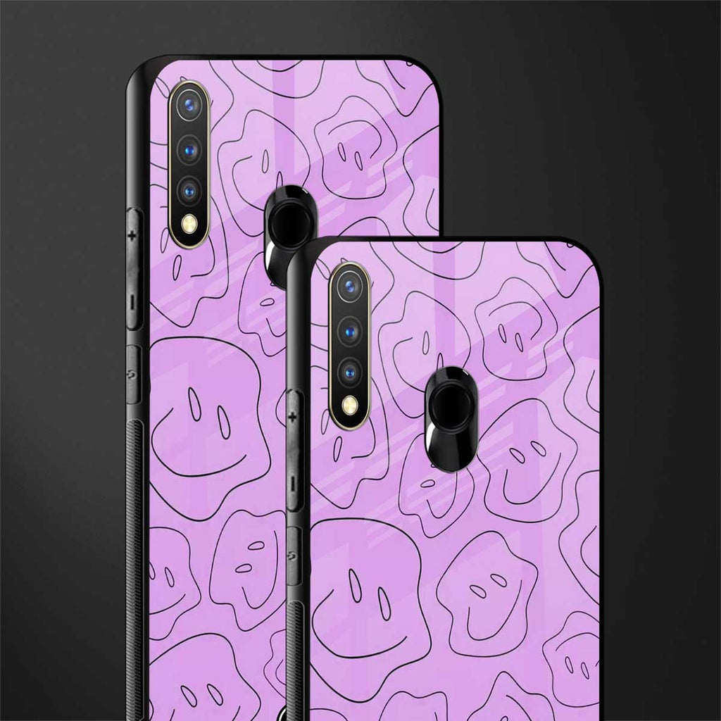 kinda sad kinda happy glass case for vivo u20 image-2