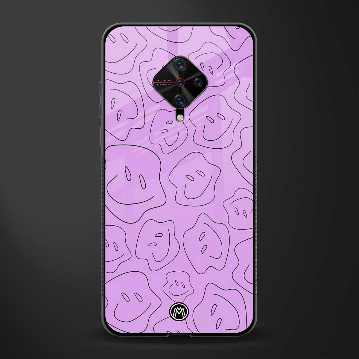 kinda sad kinda happy glass case for vivo s1 pro image
