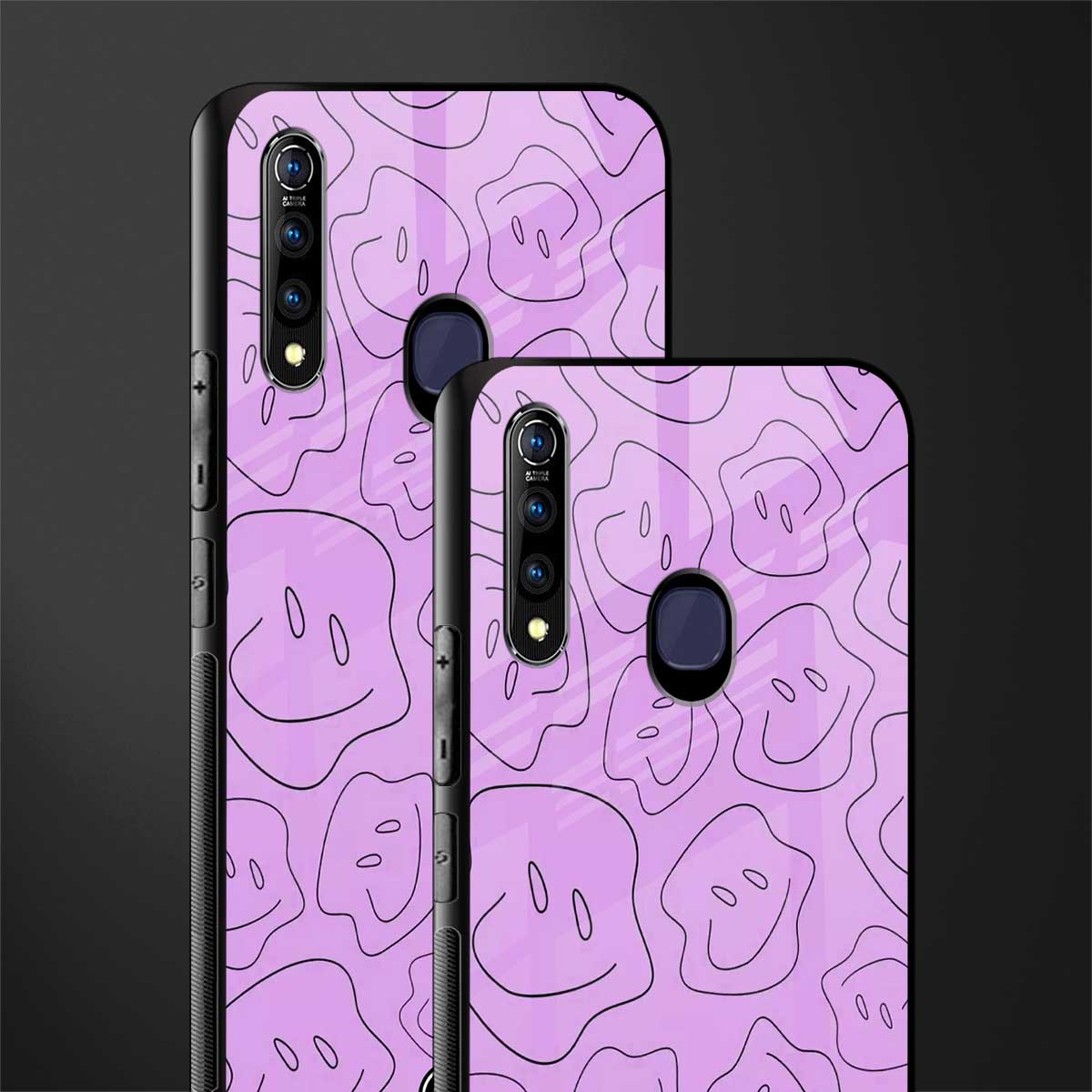 kinda sad kinda happy glass case for vivo z1 pro image-2