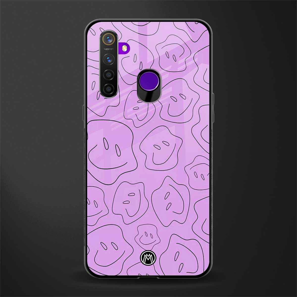 kinda sad kinda happy glass case for realme 5 pro image