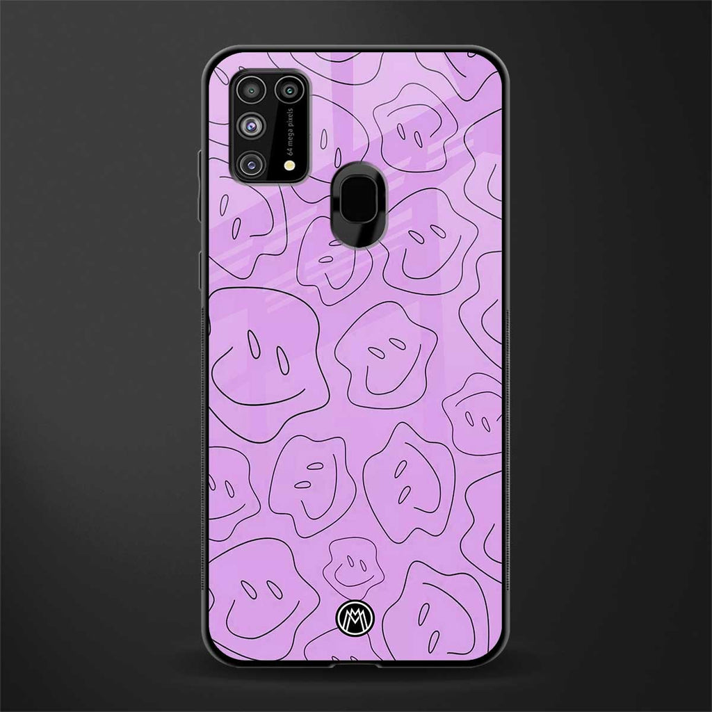 kinda sad kinda happy glass case for samsung galaxy m31 prime edition image