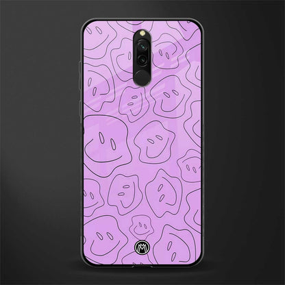 kinda sad kinda happy glass case for redmi 8 image