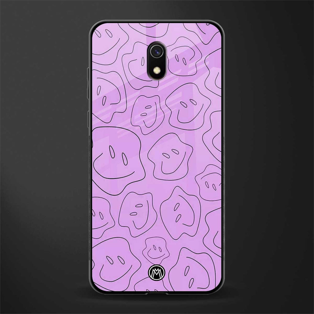 kinda sad kinda happy glass case for redmi 8a image