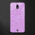 kinda sad kinda happy glass case for redmi 8a image