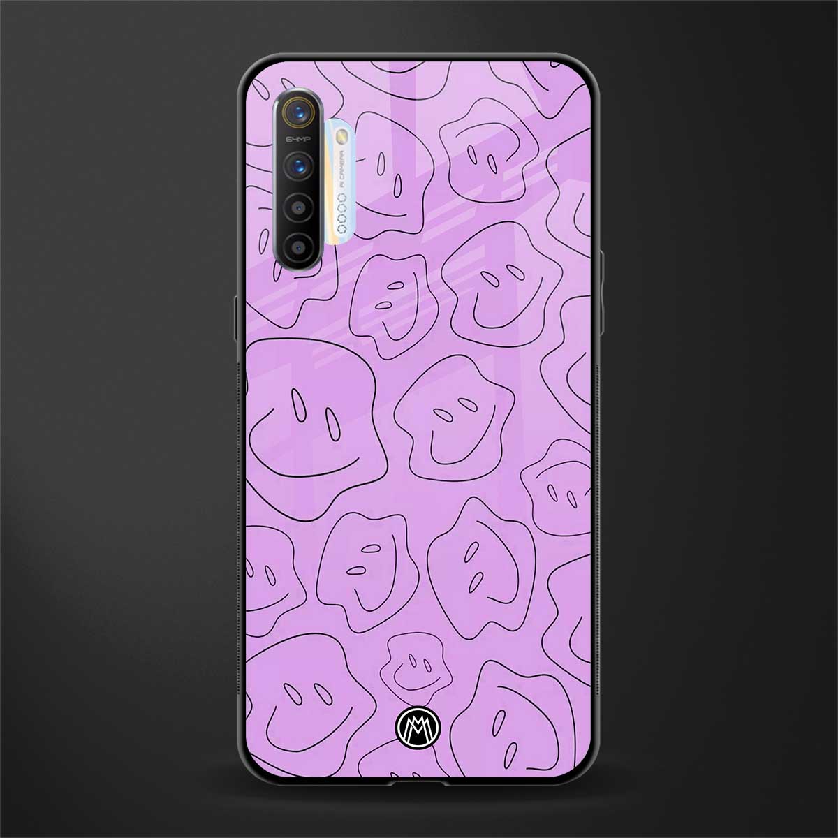 kinda sad kinda happy glass case for realme xt image
