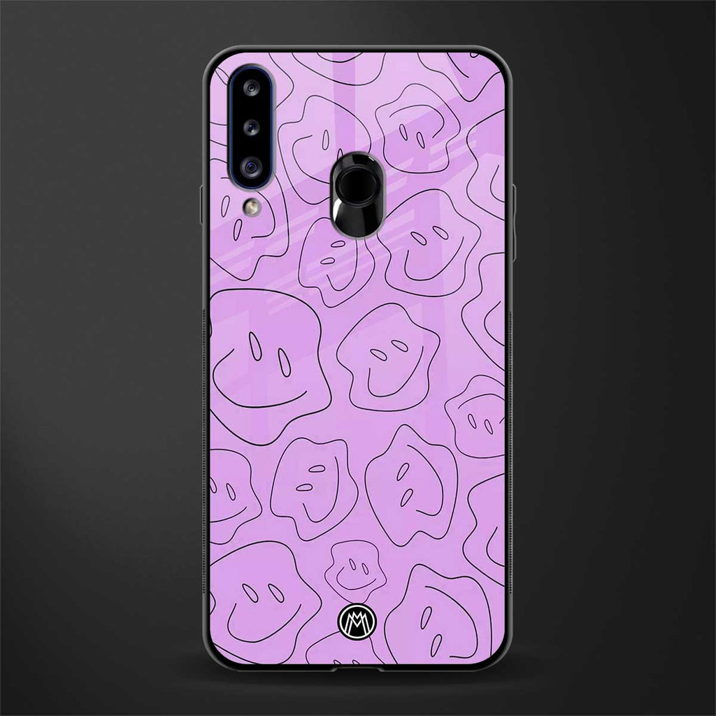 kinda sad kinda happy glass case for samsung galaxy a20s image