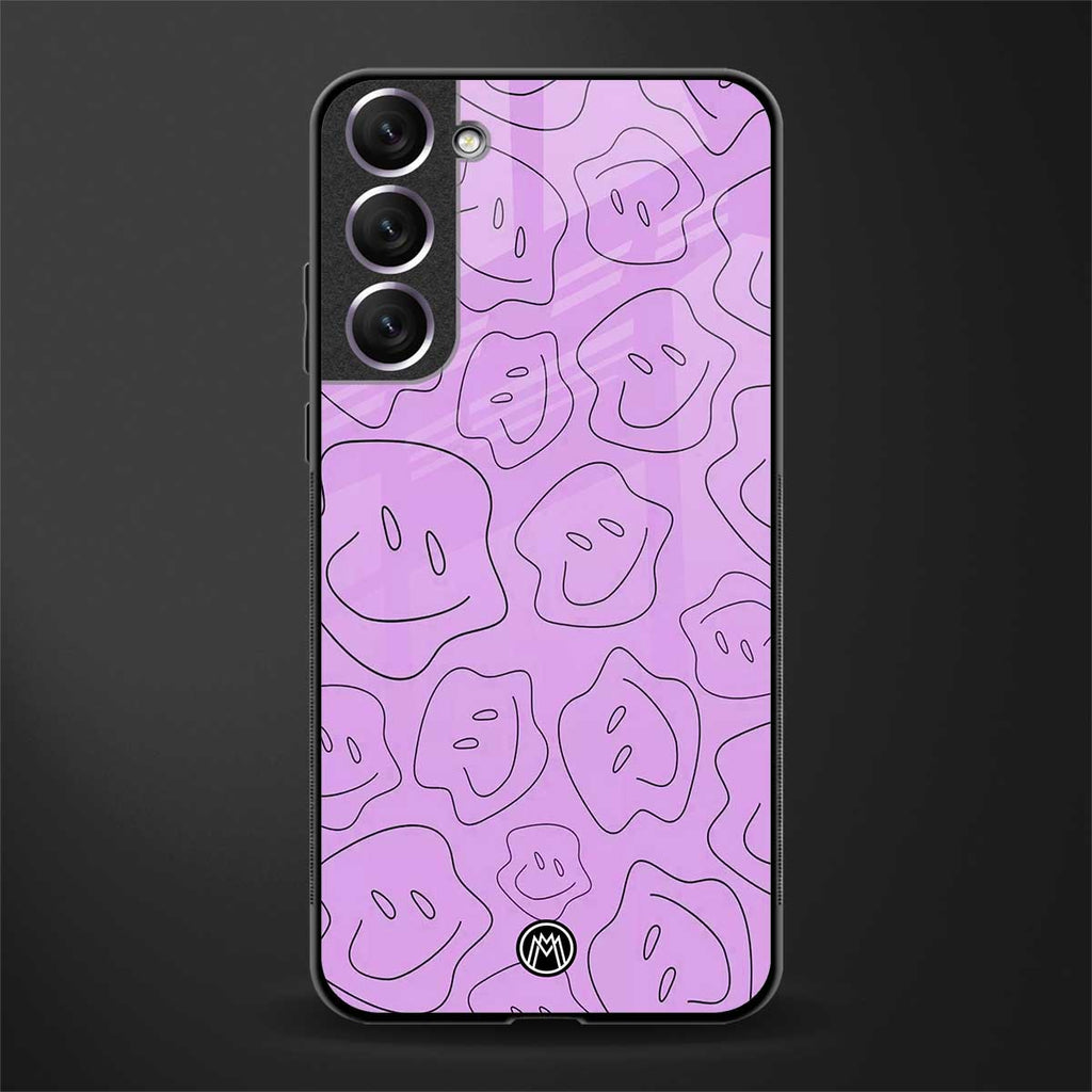 kinda sad kinda happy glass case for samsung galaxy s21 fe 5g image