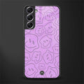 kinda sad kinda happy glass case for samsung galaxy s21 fe 5g image
