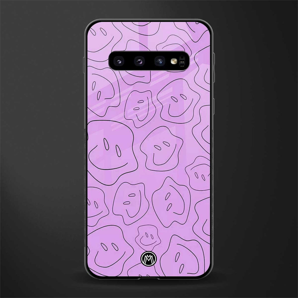 kinda sad kinda happy glass case for samsung galaxy s10 plus image