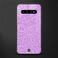 kinda sad kinda happy glass case for samsung galaxy s10 plus image