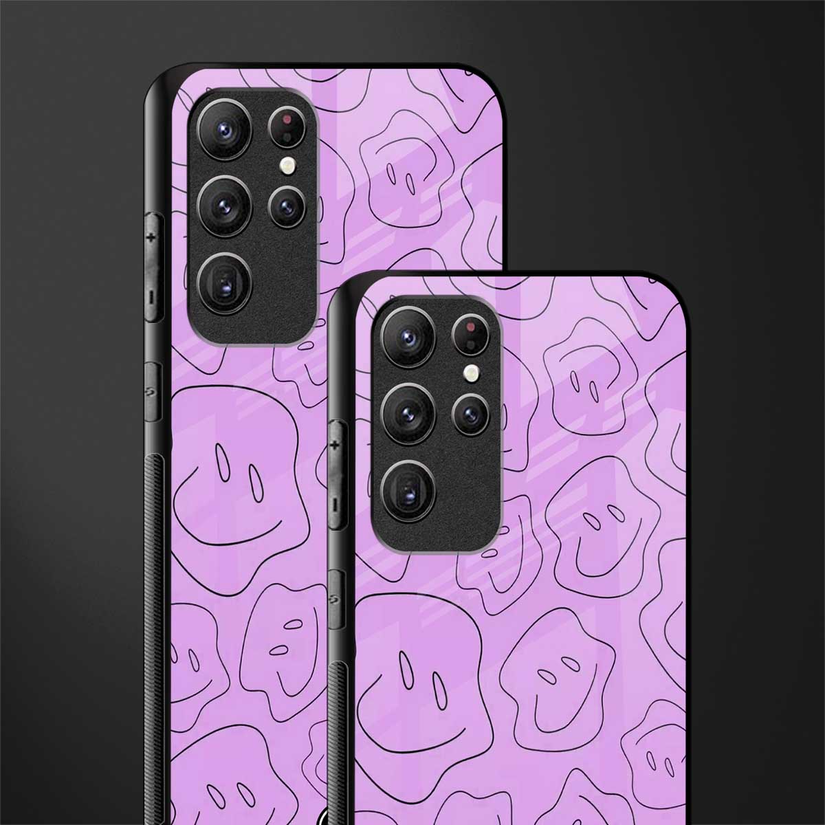 kinda sad kinda happy glass case for samsung galaxy s22 ultra 5g image-2