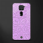 kinda sad kinda happy glass case for redmi note 9 image