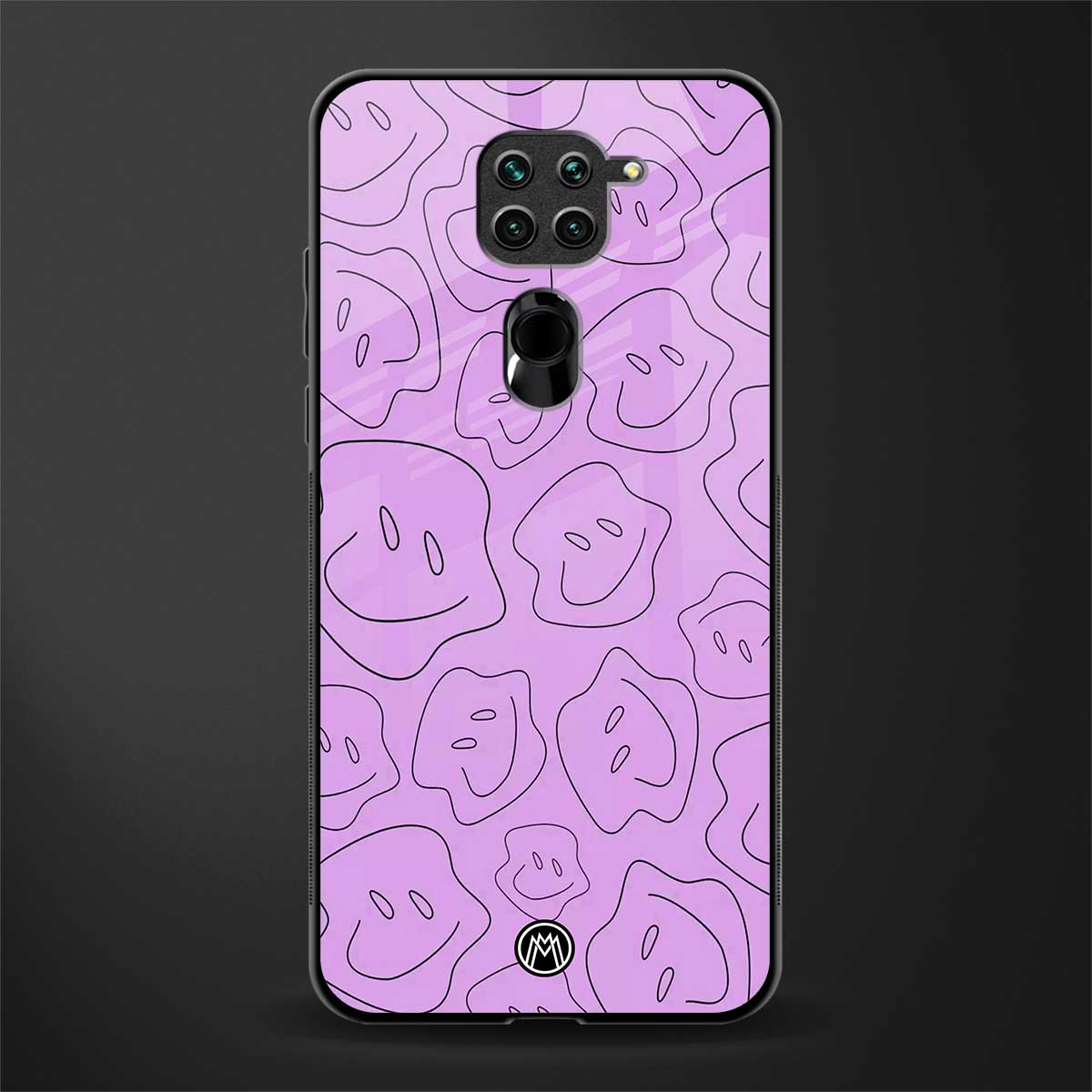 kinda sad kinda happy glass case for redmi note 9 image