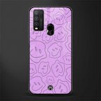 kinda sad kinda happy glass case for vivo y50 image