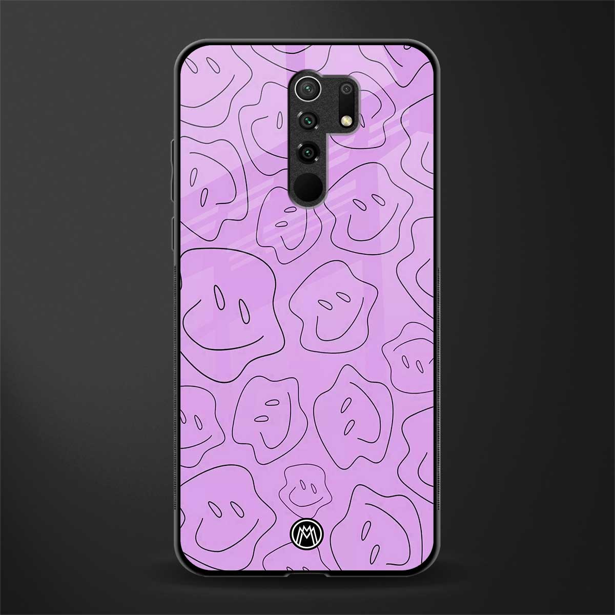 kinda sad kinda happy glass case for redmi 9 prime image