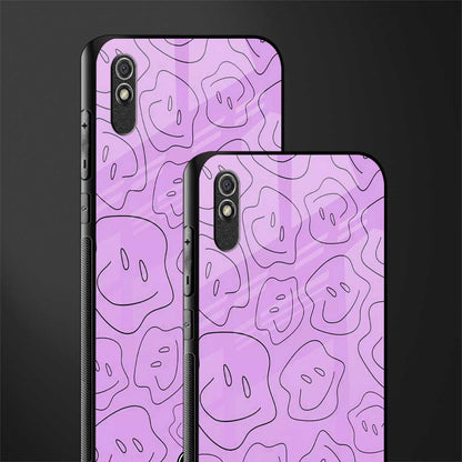 kinda sad kinda happy glass case for redmi 9a image-2