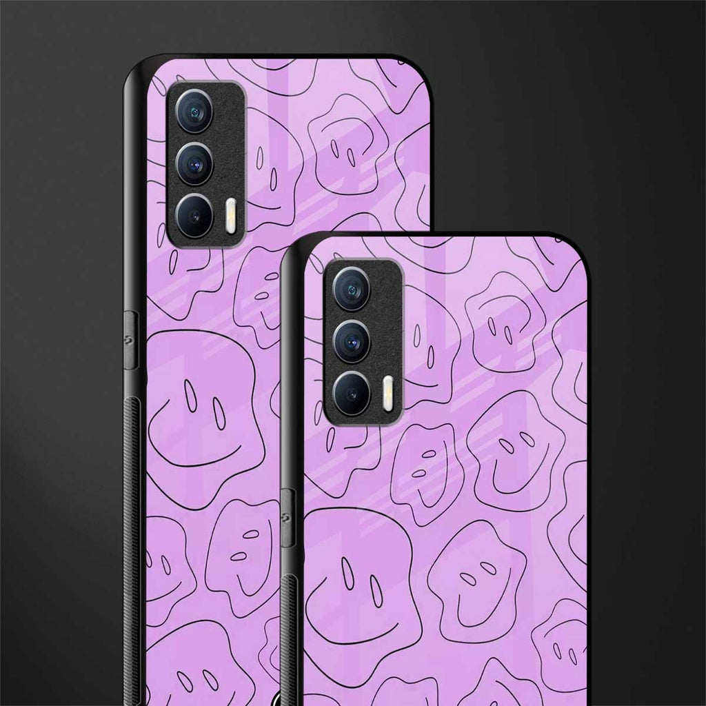 kinda sad kinda happy glass case for realme x7 image-2