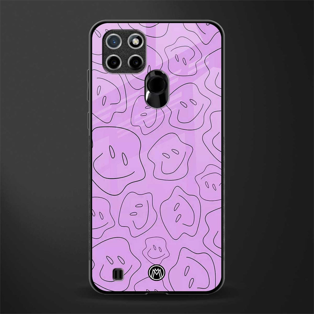 kinda sad kinda happy glass case for realme c21 image