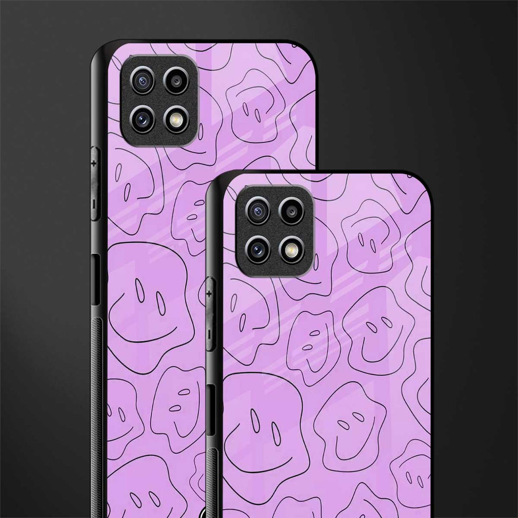 kinda sad kinda happy glass case for samsung galaxy a22 5g image-2