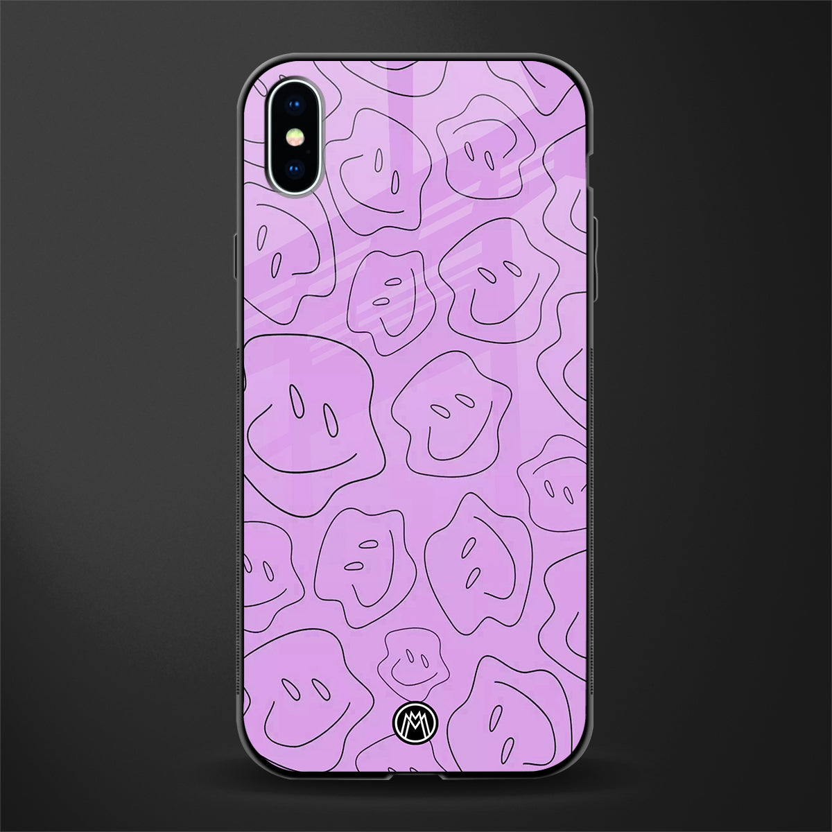 kinda sad kinda happy glass case for iphone xs max image