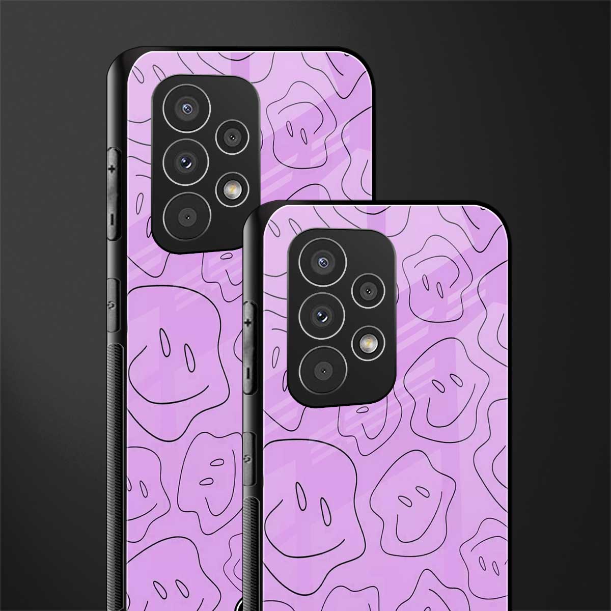 kinda sad kinda happy back phone cover | glass case for samsung galaxy a53 5g