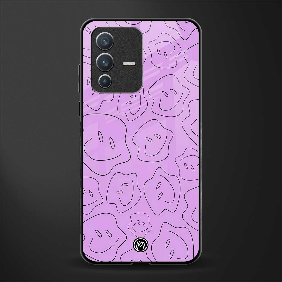 kinda sad kinda happy glass case for vivo v23 5g image