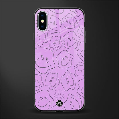kinda sad kinda happy glass case for iphone x image
