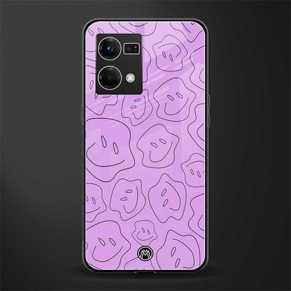 kinda sad kinda happy back phone cover | glass case for oppo f21 pro 4g