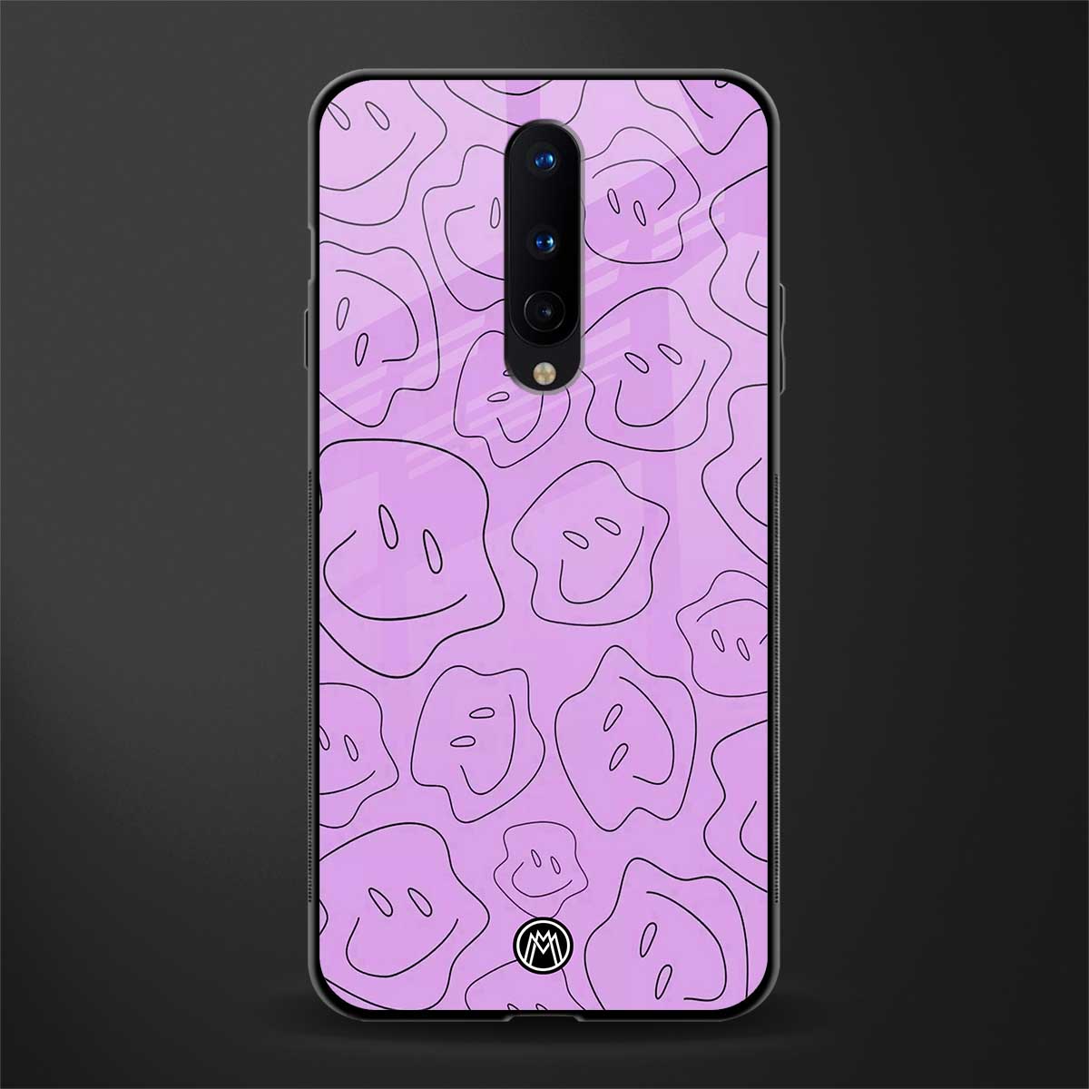 kinda sad kinda happy glass case for oneplus 8 image