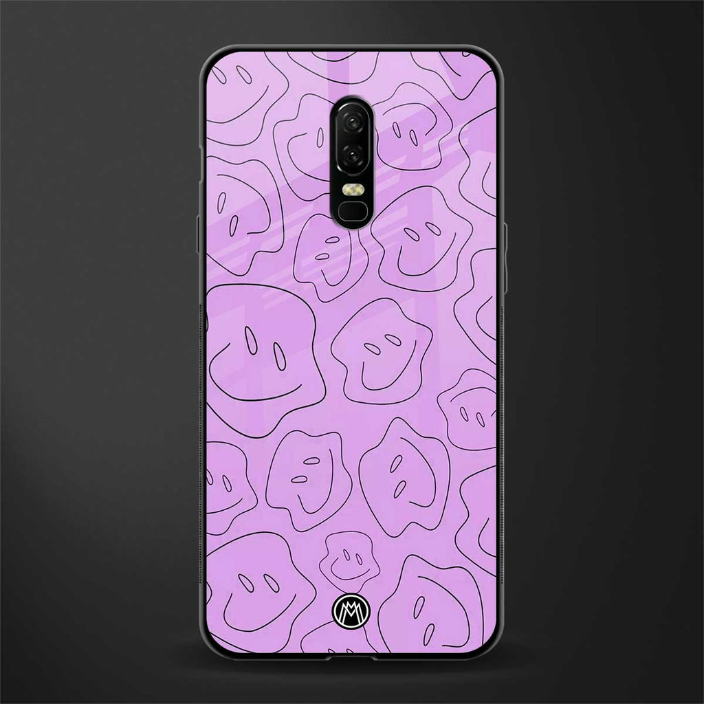 kinda sad kinda happy glass case for oneplus 6 image