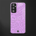 kinda sad kinda happy back phone cover | glass case for samsung galaxy f23 5g