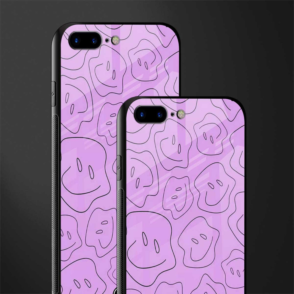 kinda sad kinda happy glass case for iphone 8 plus image-2