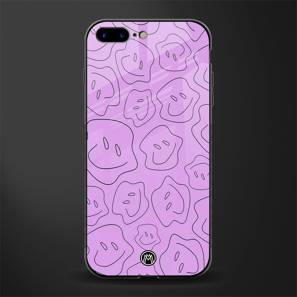 kinda sad kinda happy glass case for iphone 8 plus image