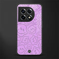 kinda sad kinda happy back phone cover | glass case for oneplus 11
