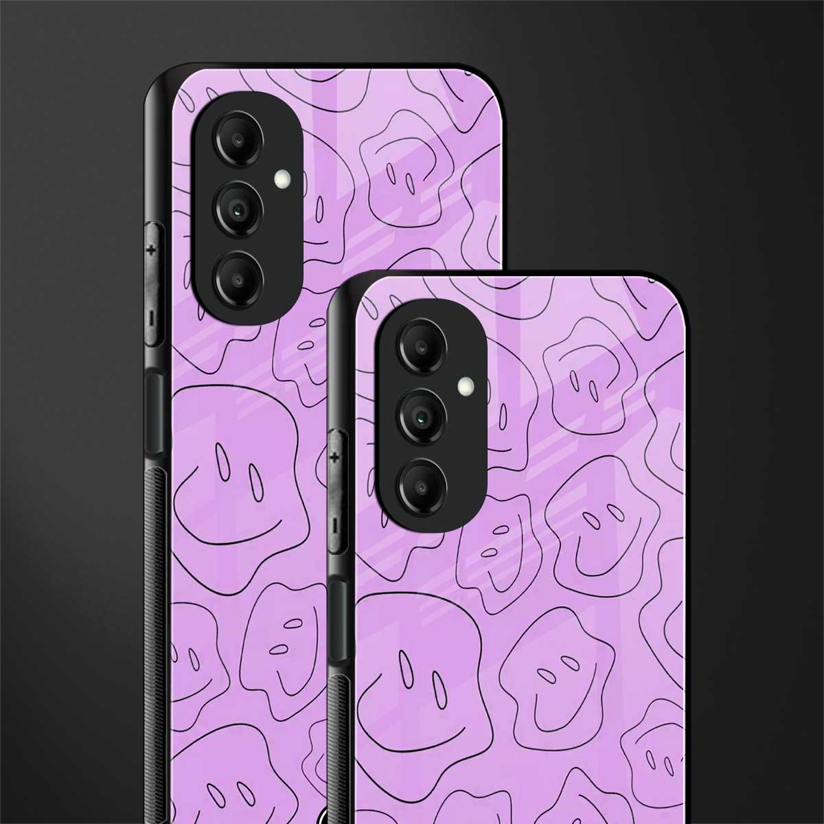 kinda sad kinda happy back phone cover | glass case for samsung galaxy a14 5g