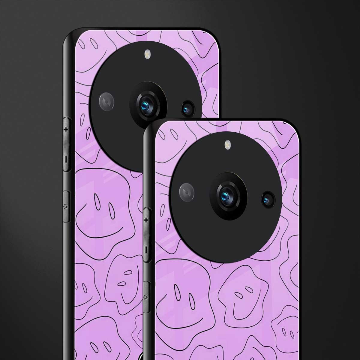 kinda sad kinda happy back phone cover | glass case for realme 11 pro 5g
