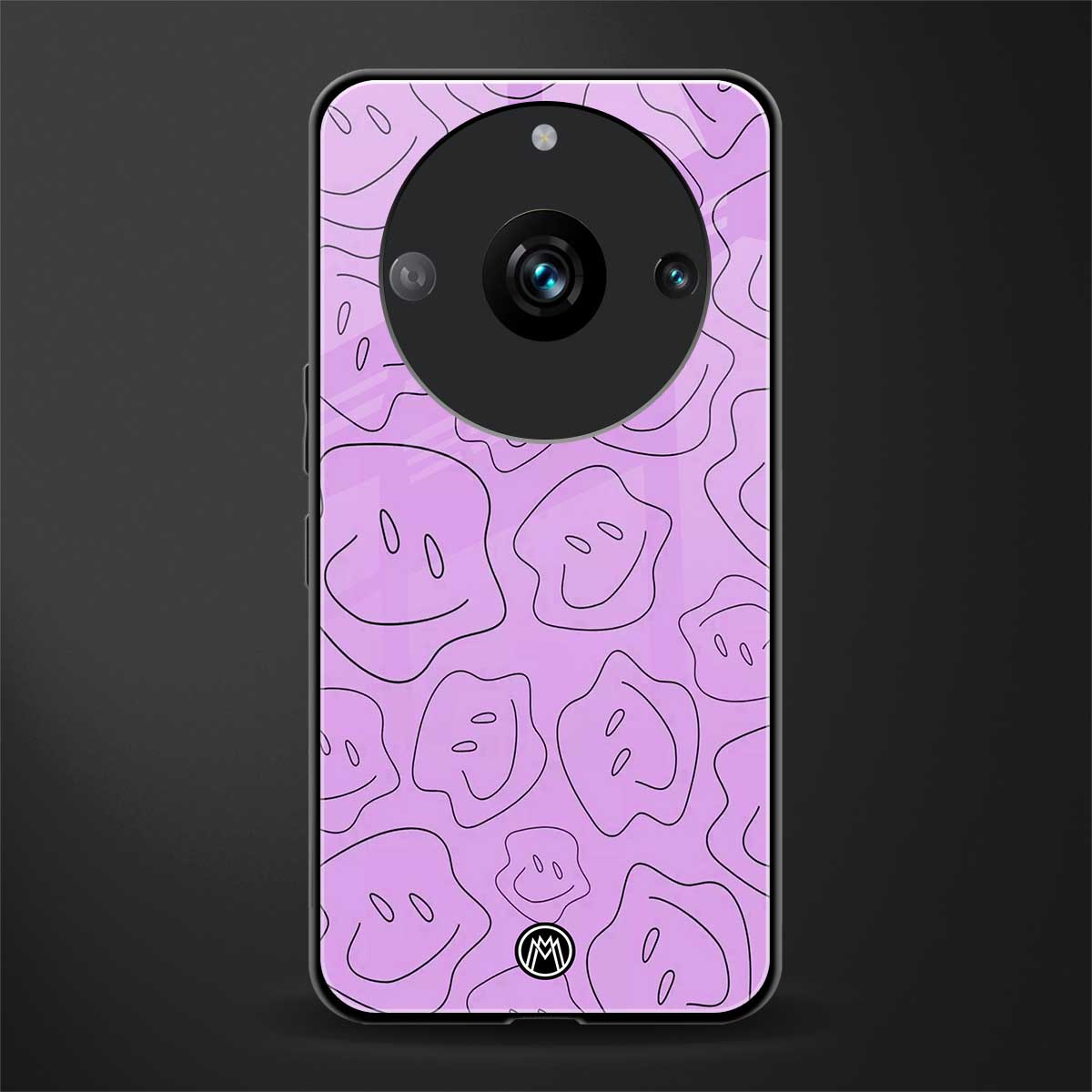 kinda sad kinda happy back phone cover | glass case for realme 11 pro 5g