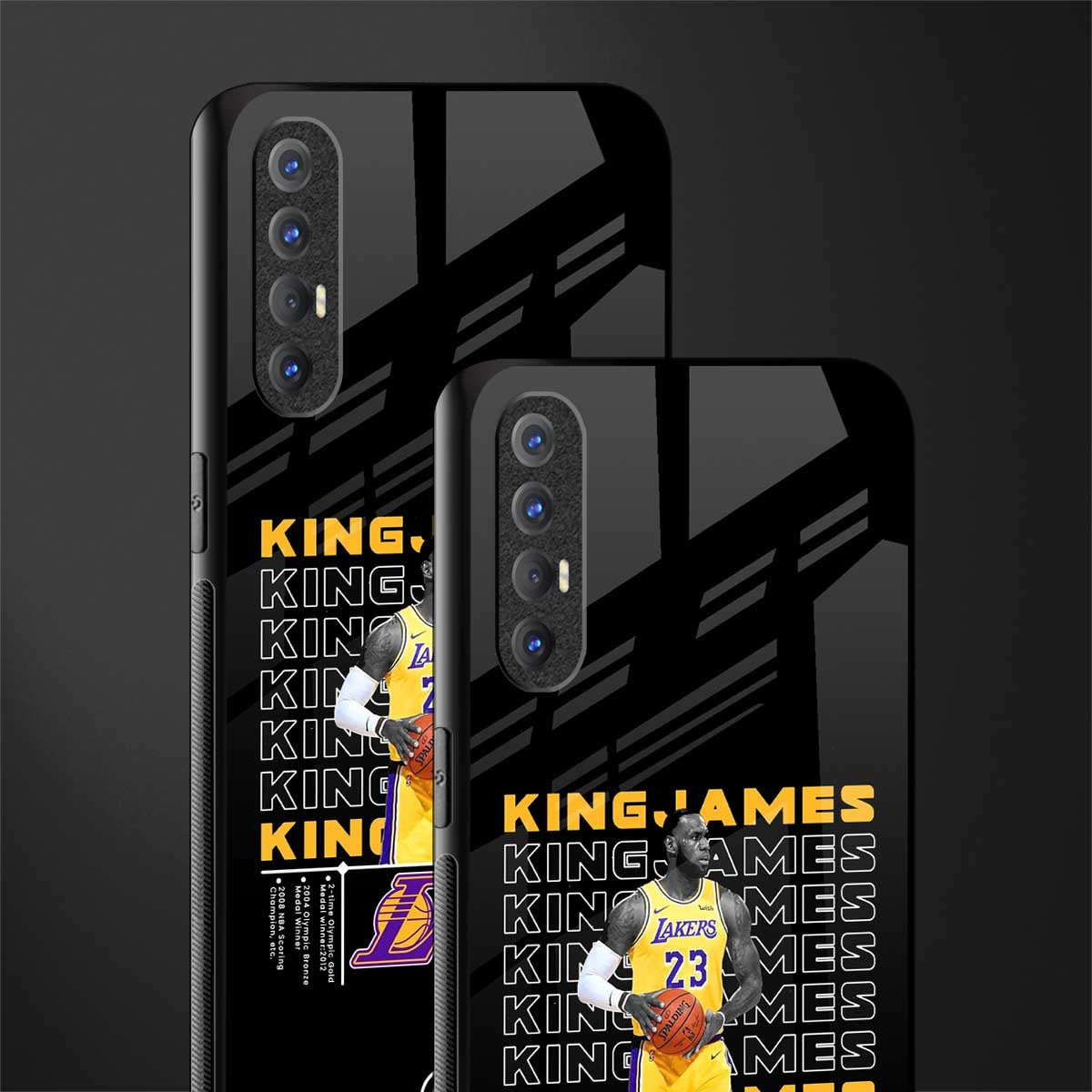 king james glass case for oppo reno 3 pro image-2