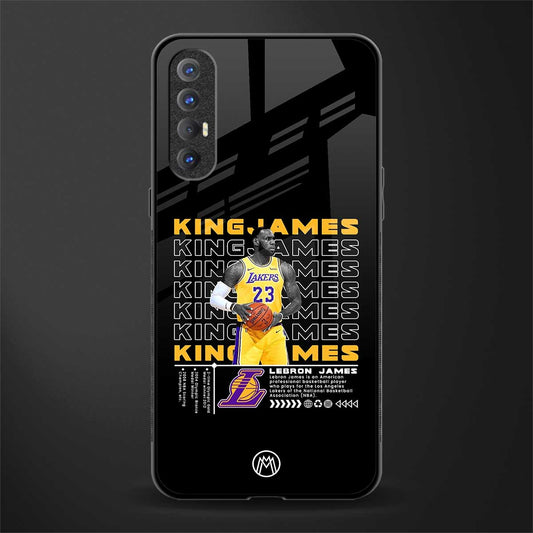 king james glass case for oppo reno 3 pro image