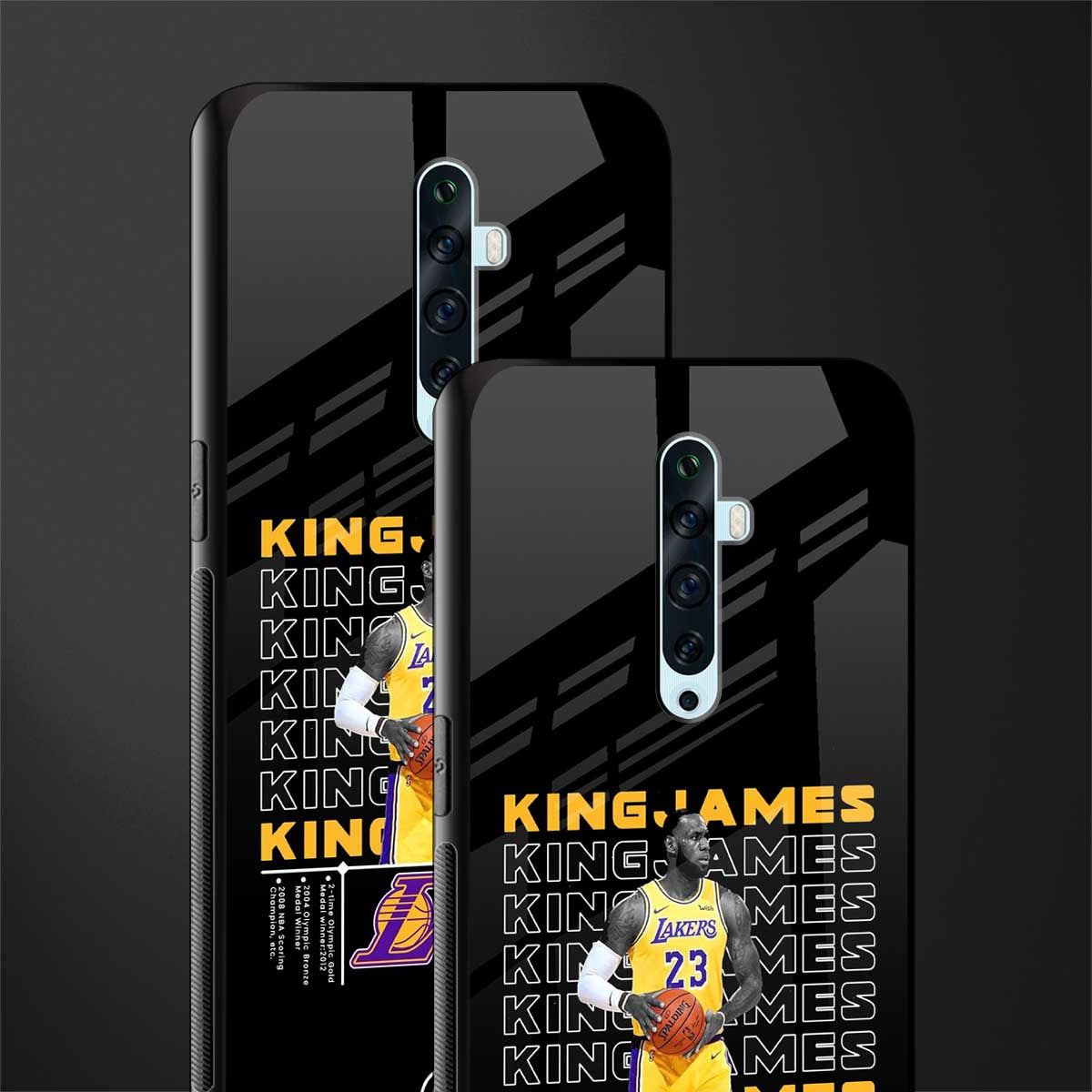 king james glass case for oppo reno 2f image-2