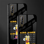 king james glass case for vivo z1x image-2