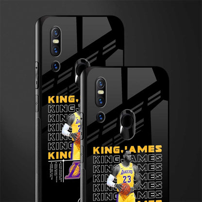 king james glass case for vivo v15 image-2