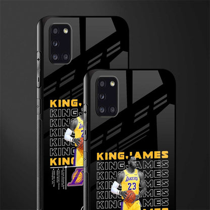 king james glass case for samsung galaxy a31 image-2