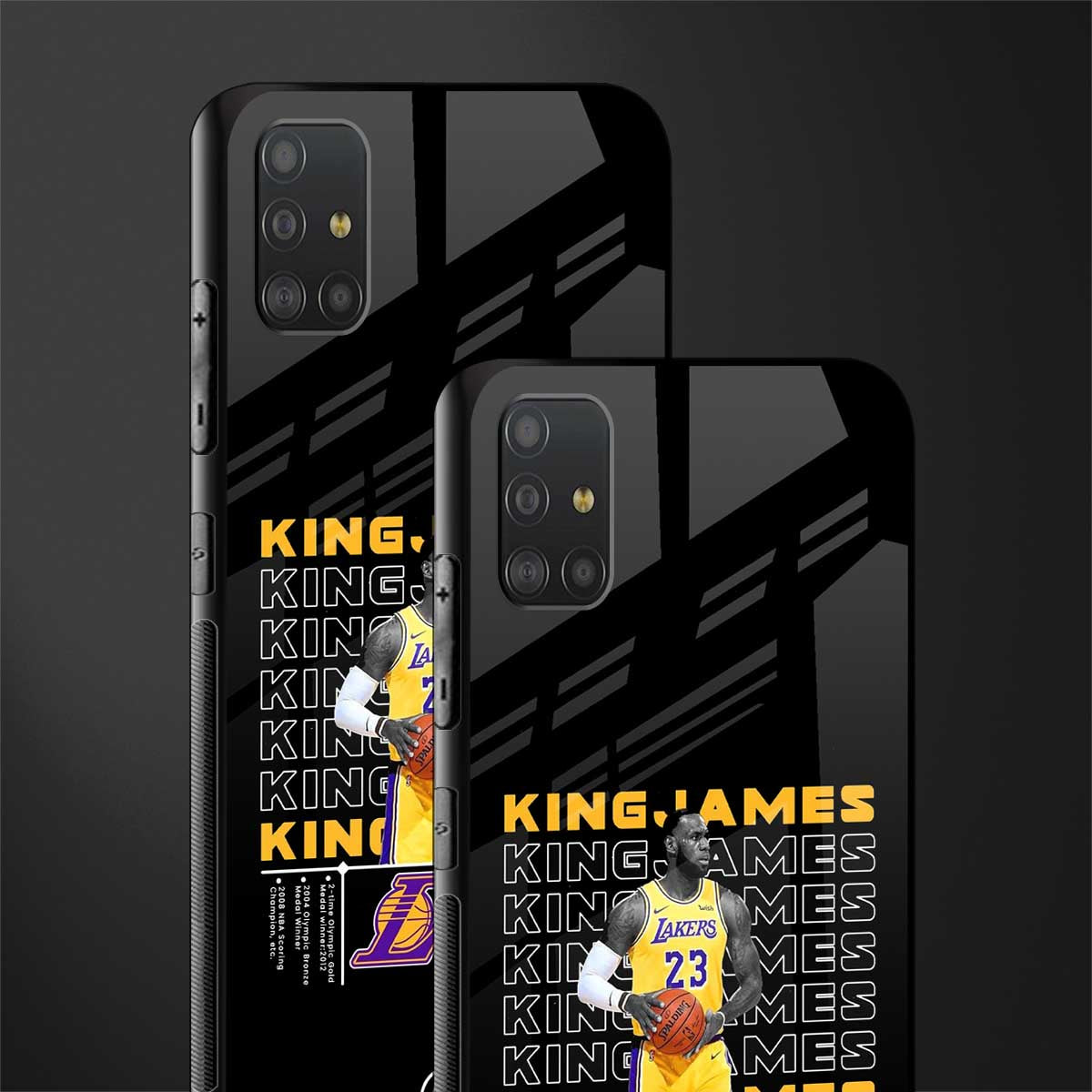 king james glass case for samsung galaxy a51 image-2